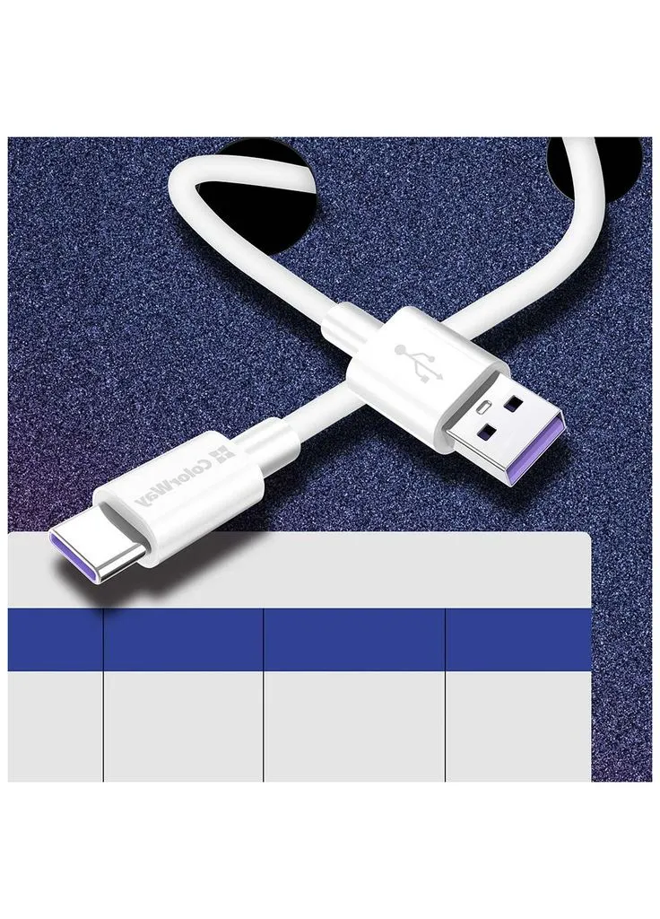 Дата кабель USB 2.0 AM to Type-C 1.0m 5A white (CW-CBUC019-WH) Colorway (382056478)