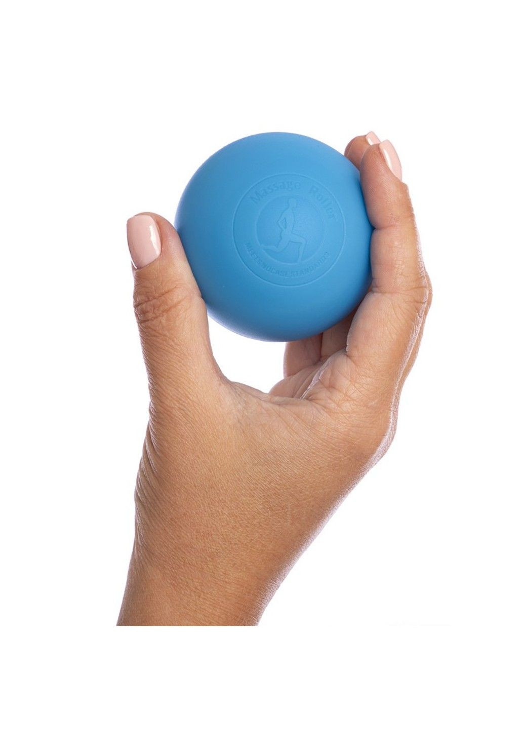 Массажный мячик каучук 6.5 см EF-2076-BL Blue EasyFit (290255537)