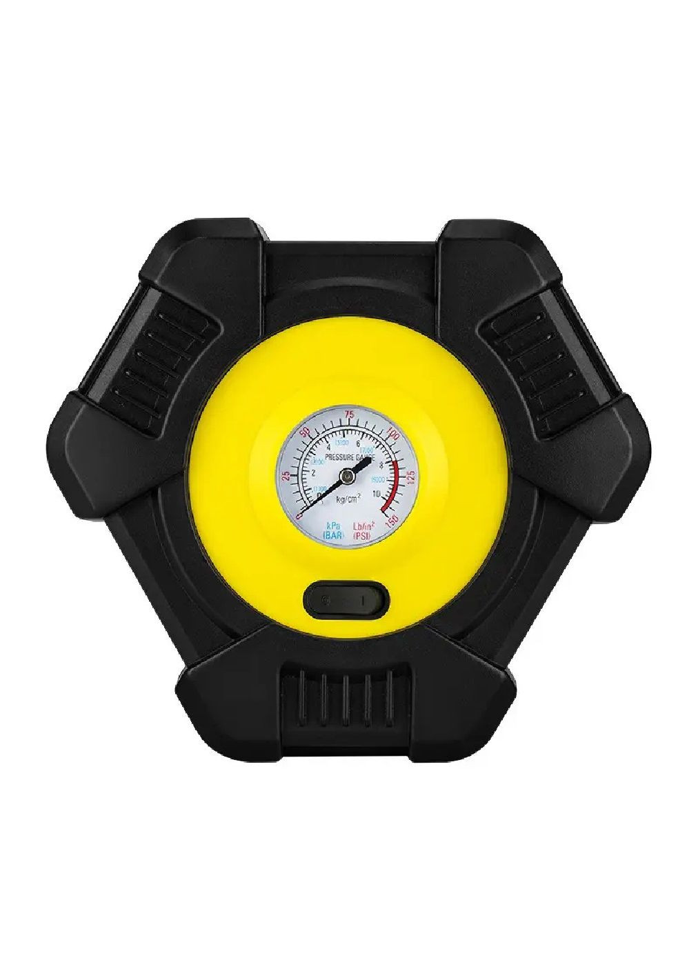 Насос компрессор автоматический электрический для машины автомобиля аналоговый c манометром 21х15х7.5 см (477884-Prob) Unbranded (300625715)