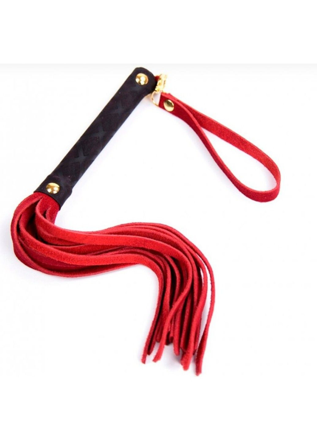 Флоггер Leather flogger S red DS Fetish (292011627)