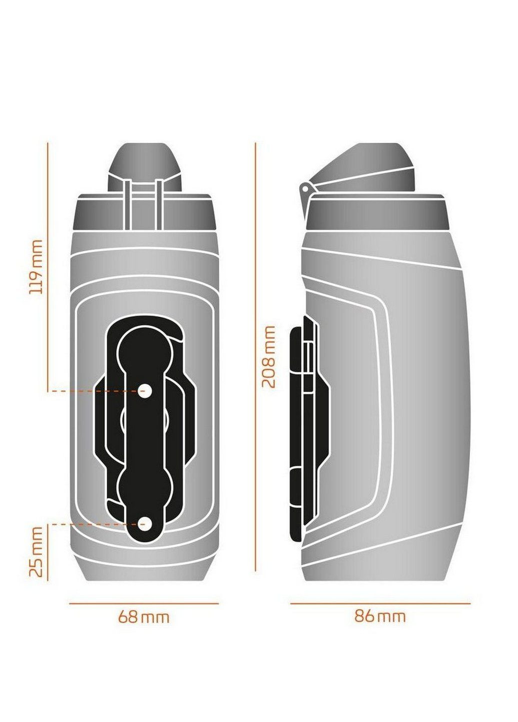 Фляга магнитная, 590 ml Fidlock Twist 590 (316462859)
