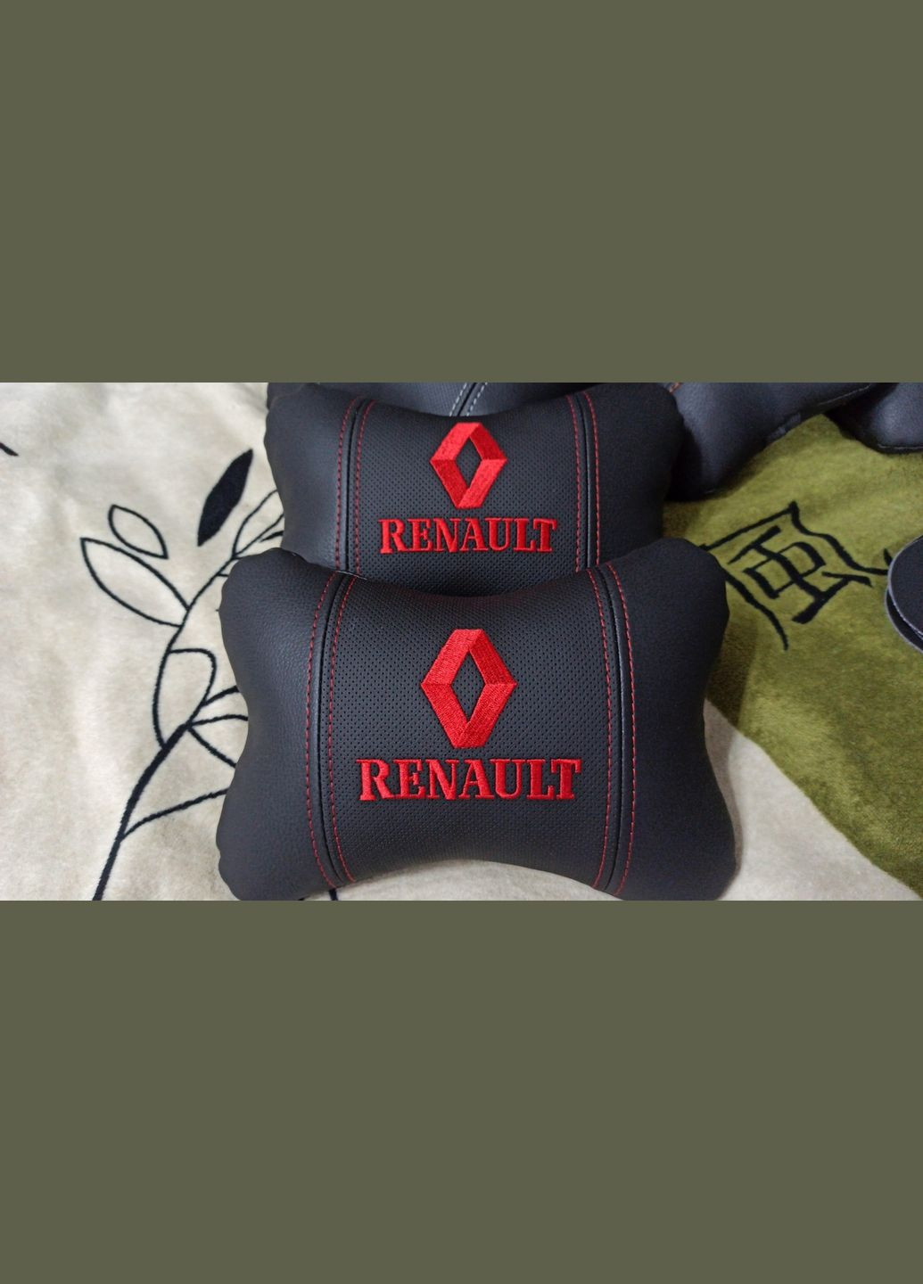 Автоподушка на підголовник авто 021 Renault (340489825)