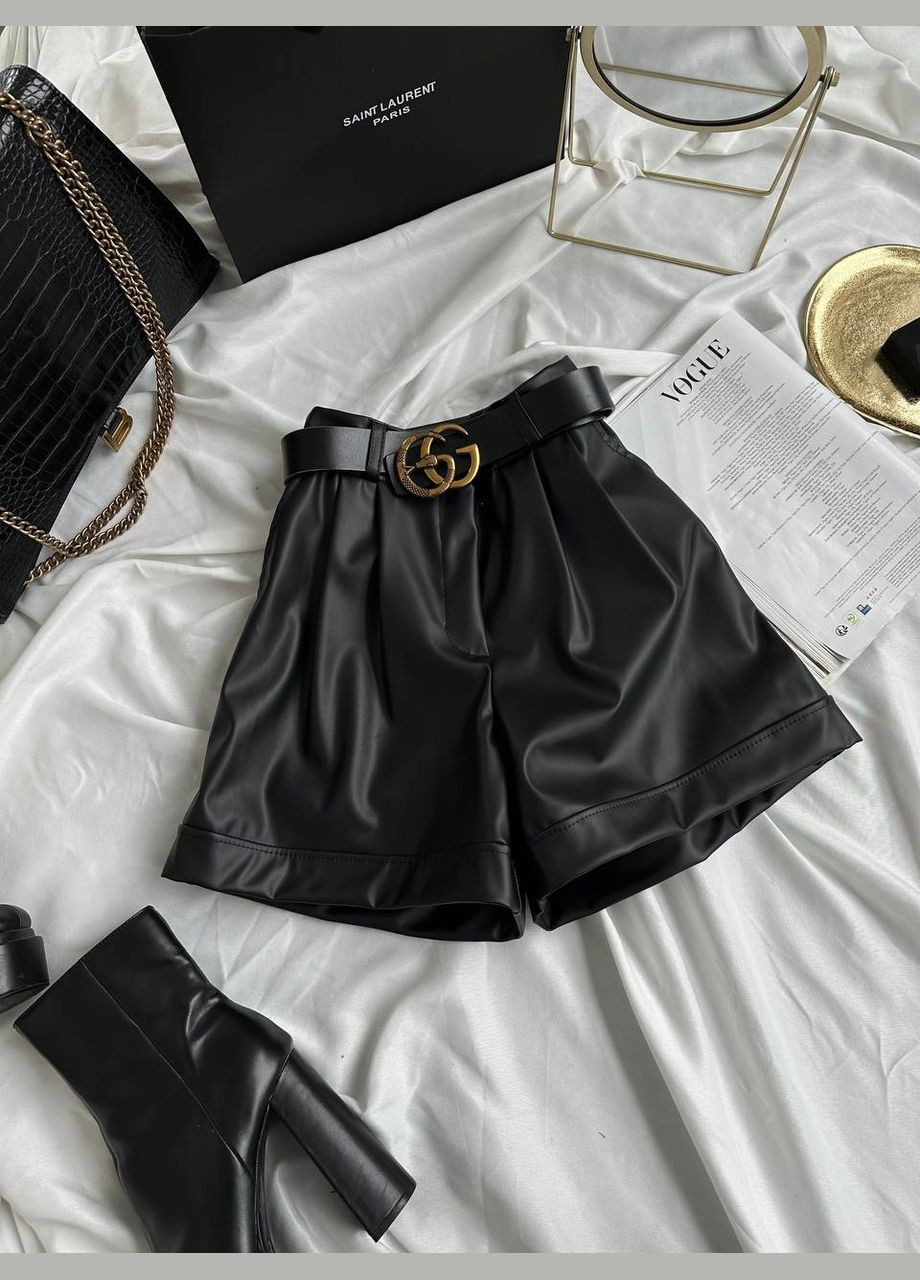 Кожаные шорты No Brand (327433599)