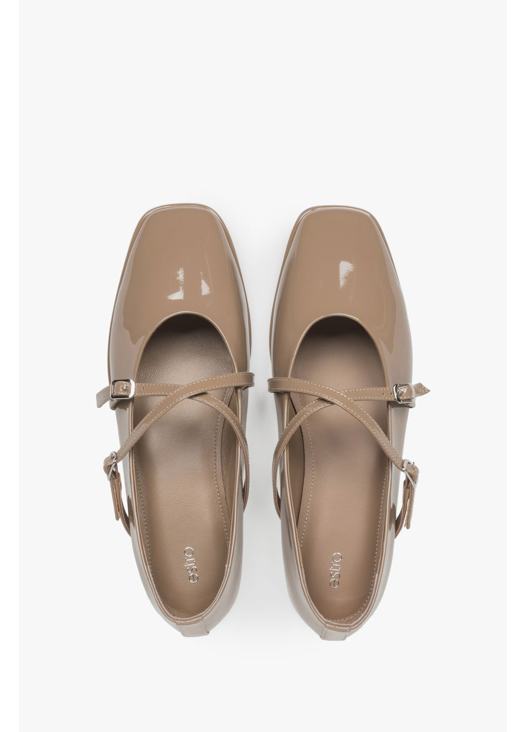 Жіночі балетки, колір бежевий Estro | бежеві (367089617)