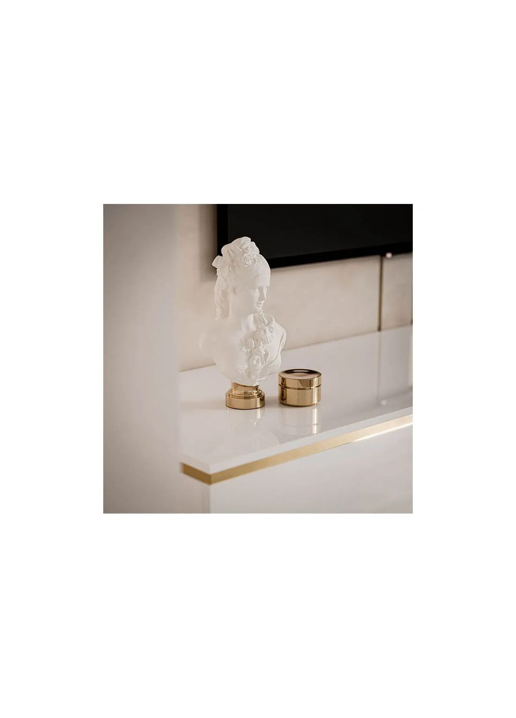 Тумба ТВ Моніка 2Ш глянець/золото Welovemebel (356683692)