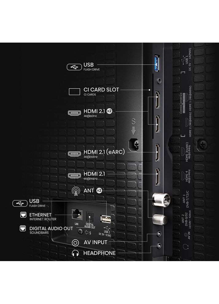 Телевізор 100E7Q PRO Hisense (351364282)