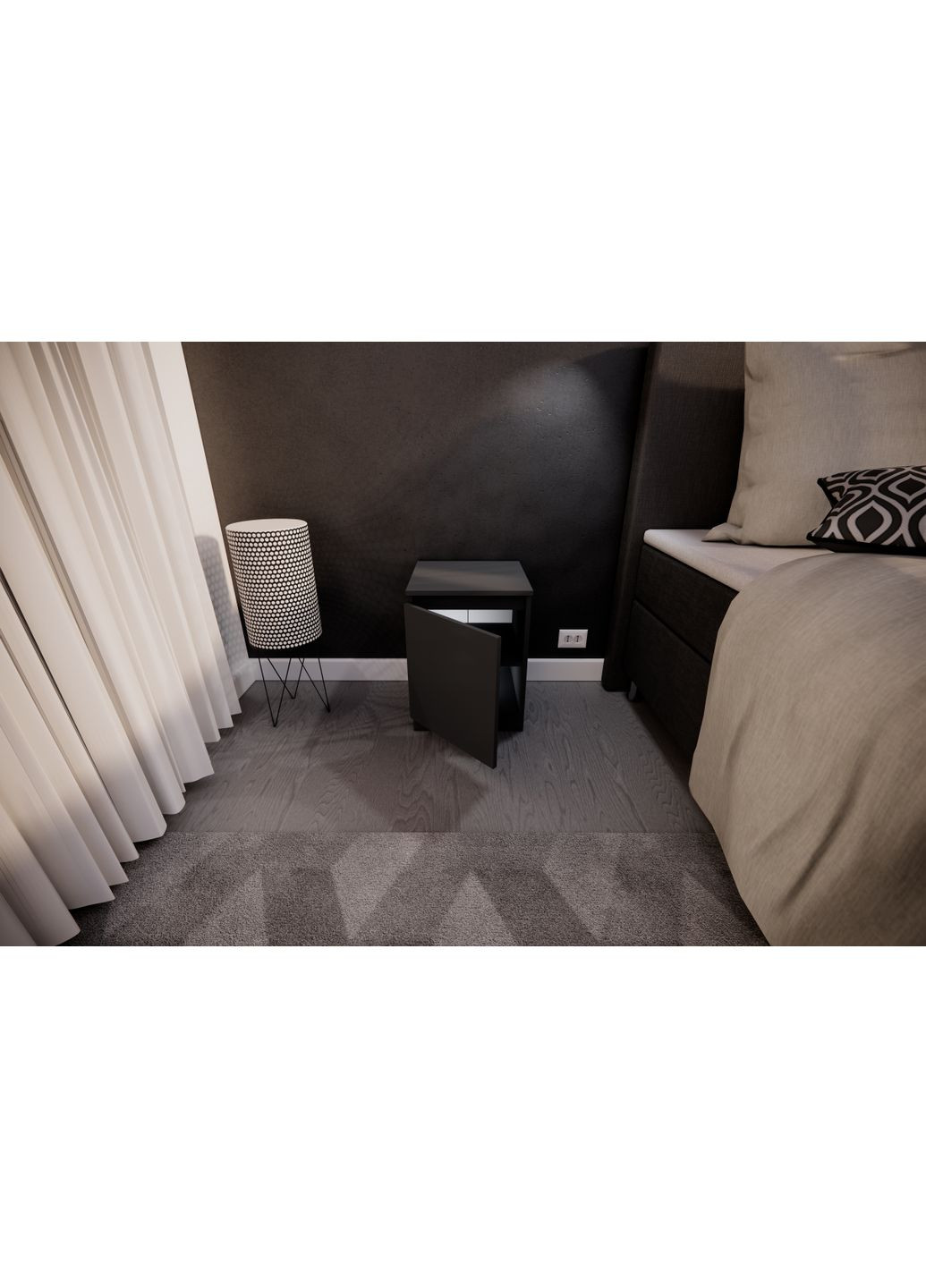 Тумба приліжкова 40х40х54.5cм MEBEX (352729466)