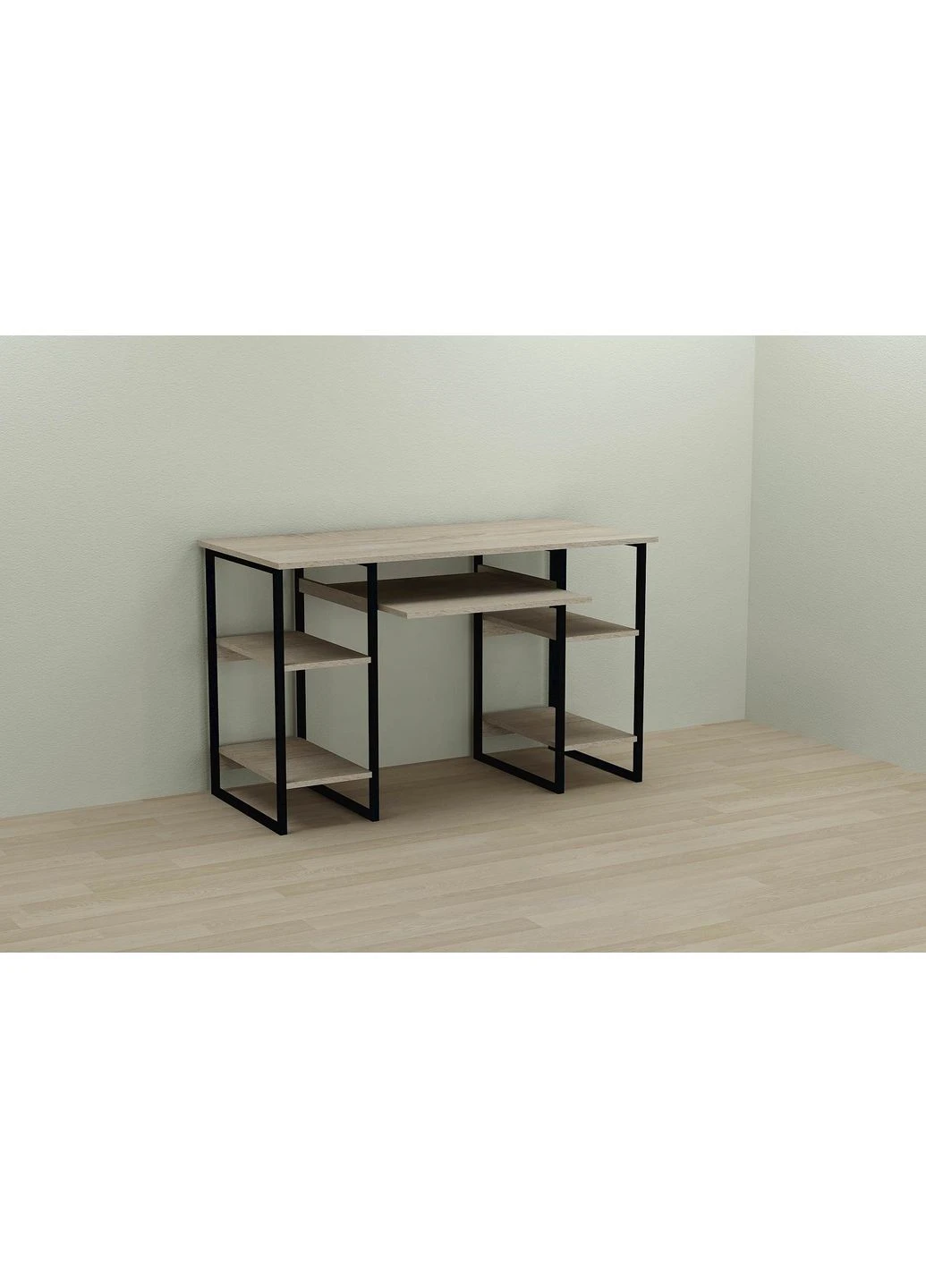 Письмовий стіл Тім 75x120x70 чорний ДСП 16мм (FRD-103971) Ferrum-decor (391920682)