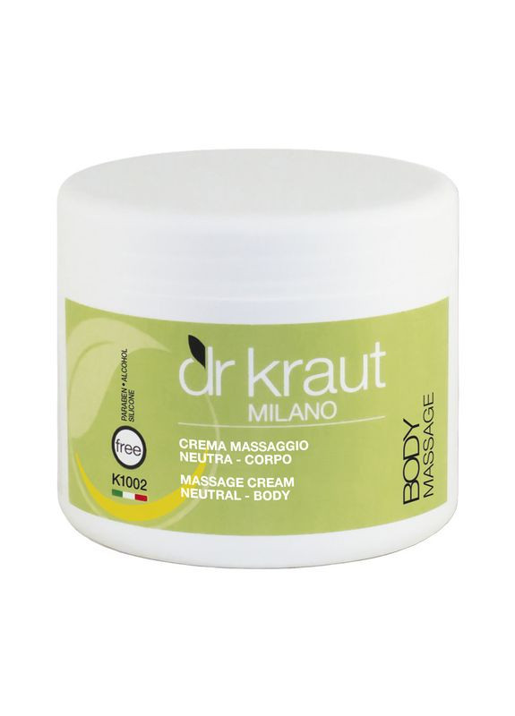 Dr. Kraut Нейтральный массажный крем с арникой, плющом и витаминами для тела – Dr.Kraut 500 мл — Крем, Италия (354822479)