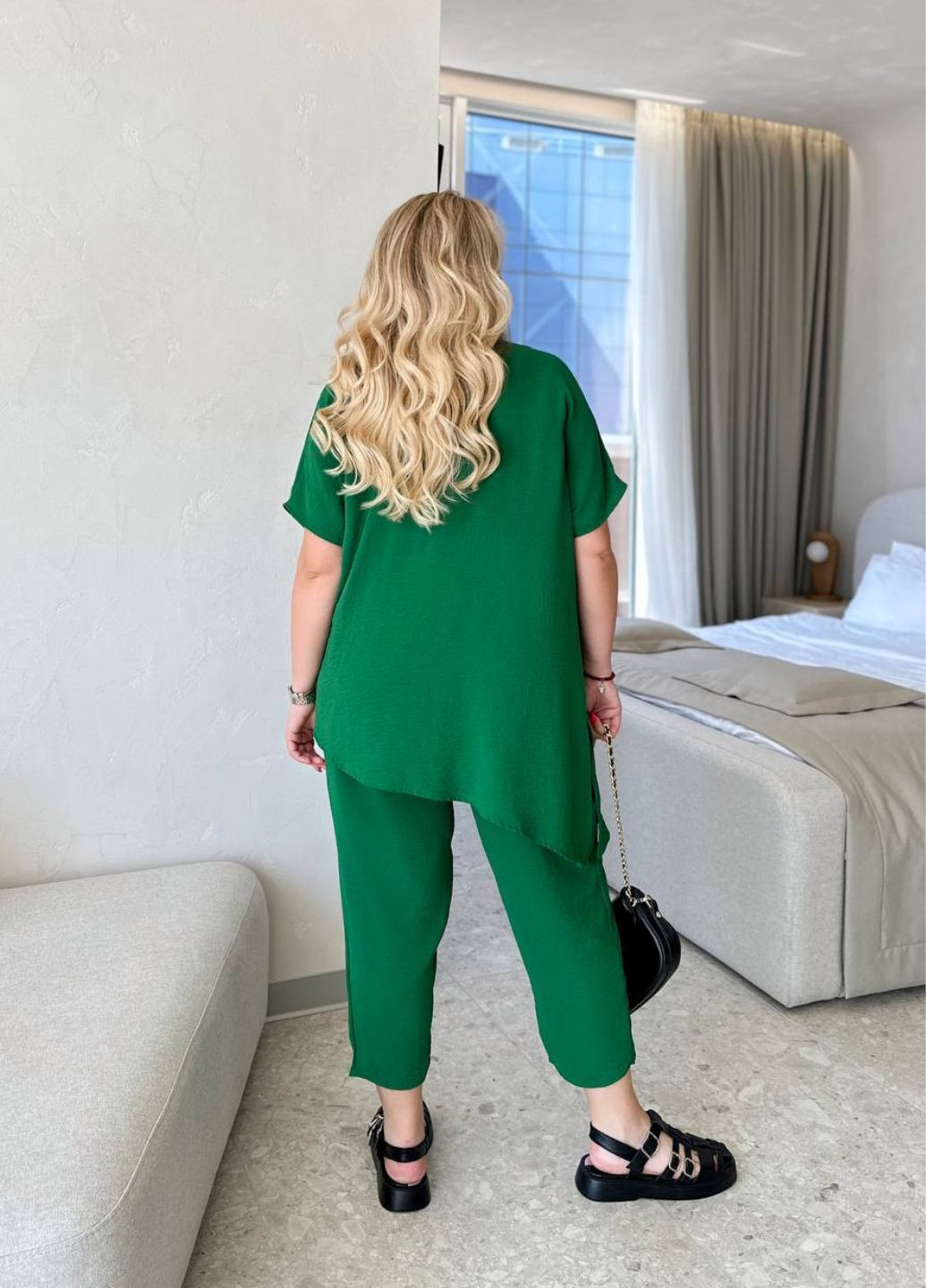 Костюм асиметричного крою: блуза + штани Allthings (369670192)