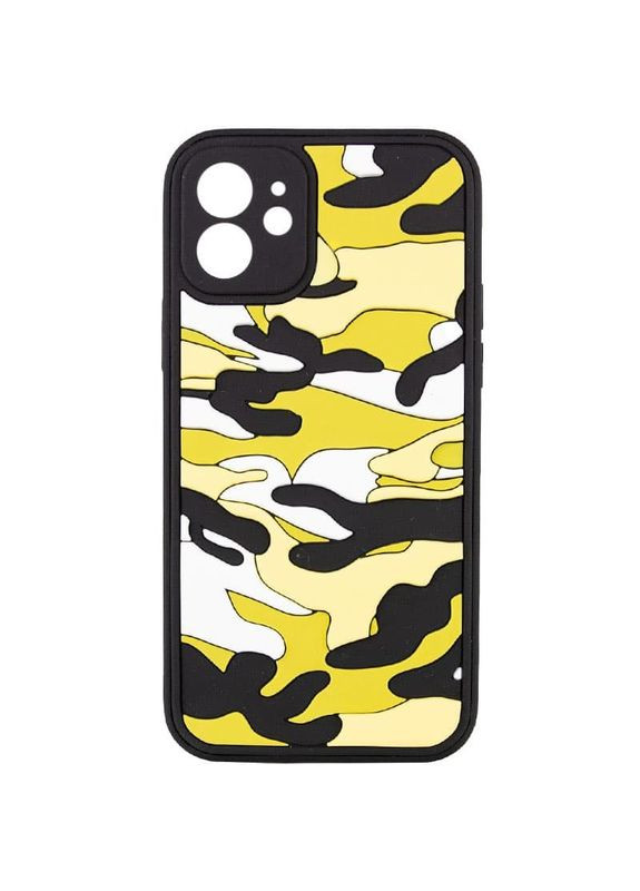 Чохол TPU+PC Army Collection для Apple iPhone 12 (6.1") Жовтий Epik (372972731)