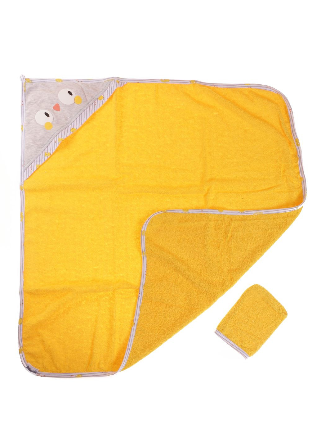 Рушник Куточок 2 Од. 75Х75 См 15427 Жовтий Miniworld жовтий