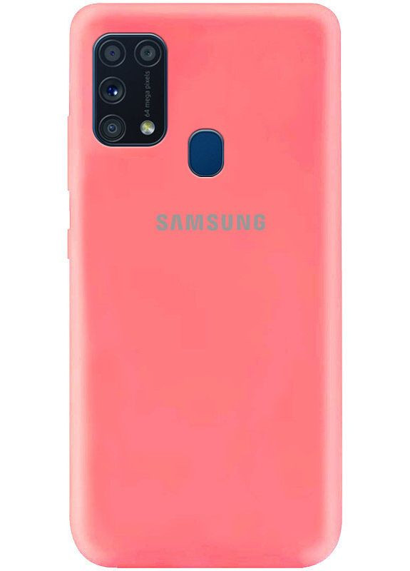 Чехолнакладка Silicone Full Protection Case Samsung Galaxy M31 Peach Pink Toto (301780177)