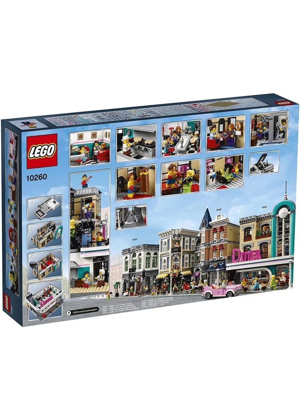 Конструктор Creator Expert 10260 Закусочная в центре 2480 деталей Lego (402382822)