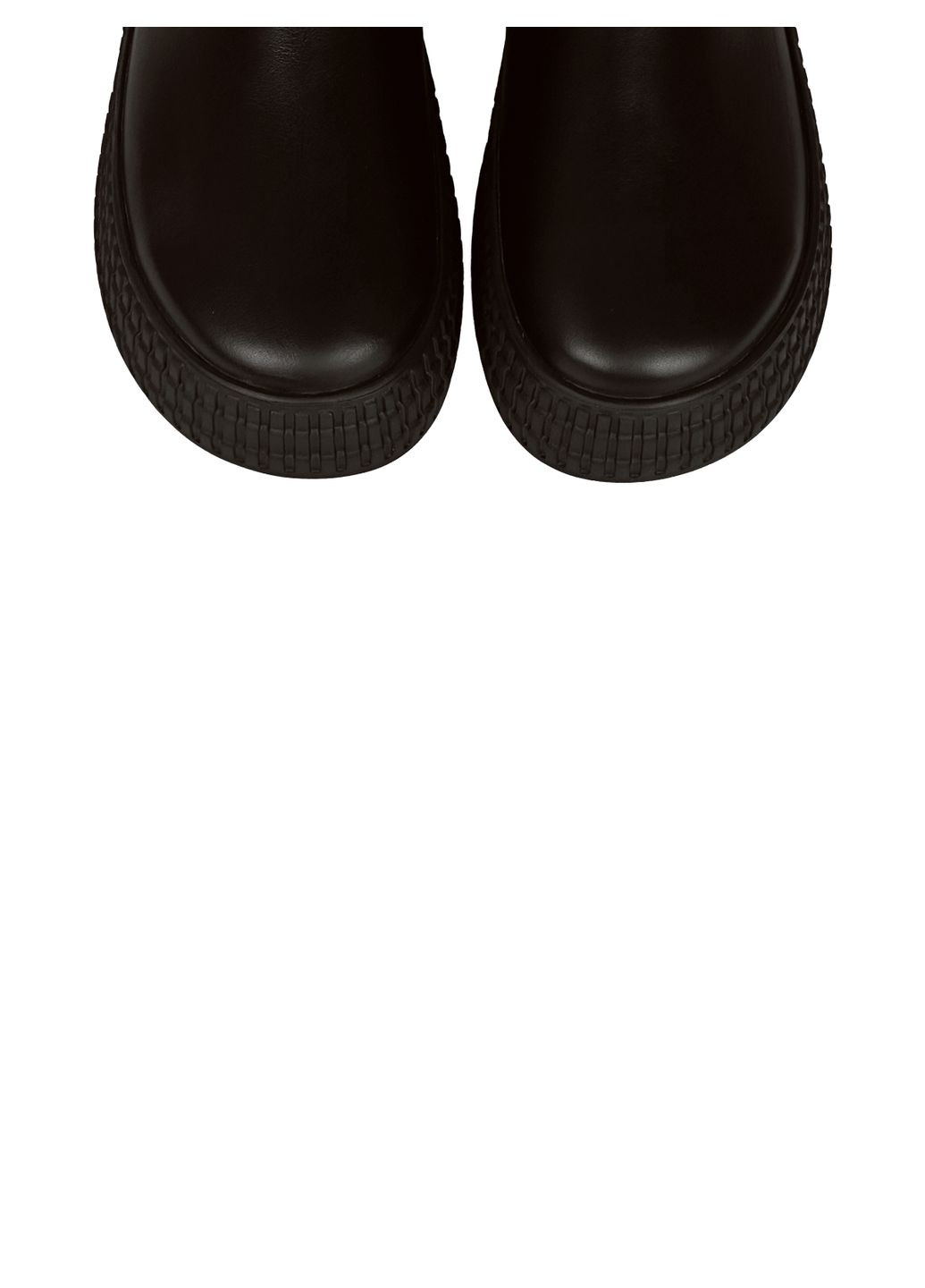 Осенние челси осенние коричневые из натуральной кожи KASANDRA