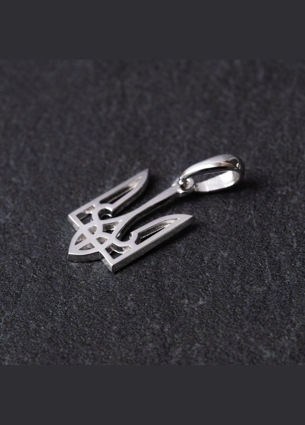 Золота підвіска Герб України - Тризуб п03693 Oniks (264023390)