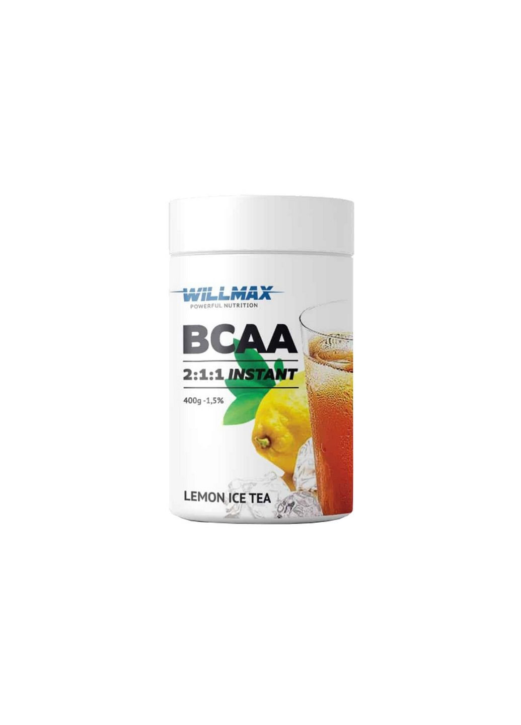 Аминокислота BCAA BCAA 2:1:1, 400 грамм Лимонный чай Willmax (293419485)