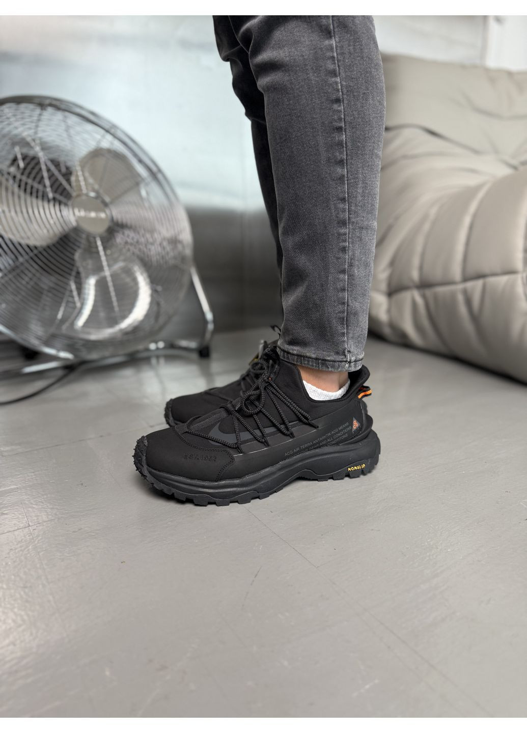 КРОСІВКИ ЖІНОЧІ NIKE AIR TERRA ANTARKTIK BLACK GREY GORE-TEX НАЙК АСГ ТЕРРА АНТАРКТІК No Brand сірі демісезони (368861692)