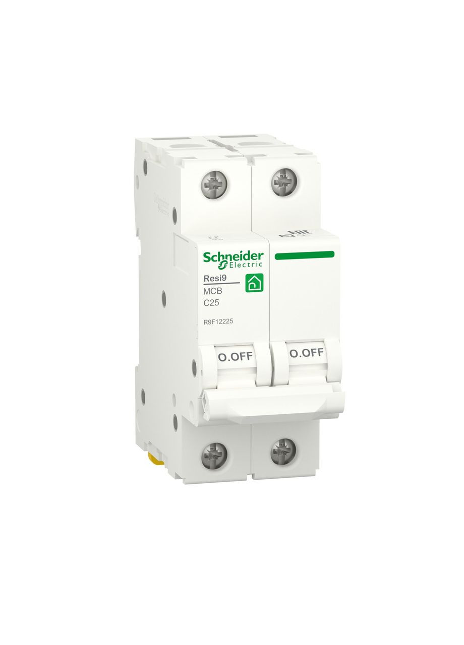 Автомат 25 А, 2 полюса, усталость С, Resi9 R9F12225 Schneider Electric (362603918)