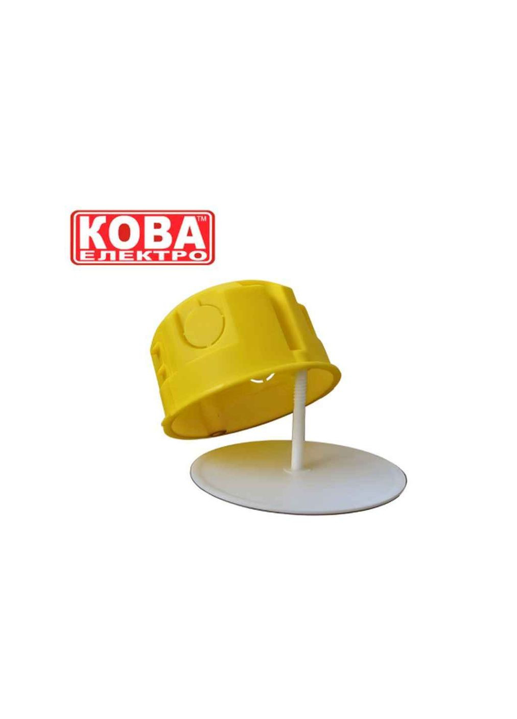 Коробка розподільча 80мм х 80мм КРБ-80 (бетон) КОВА-ЕЛЕКТРО (362890180)