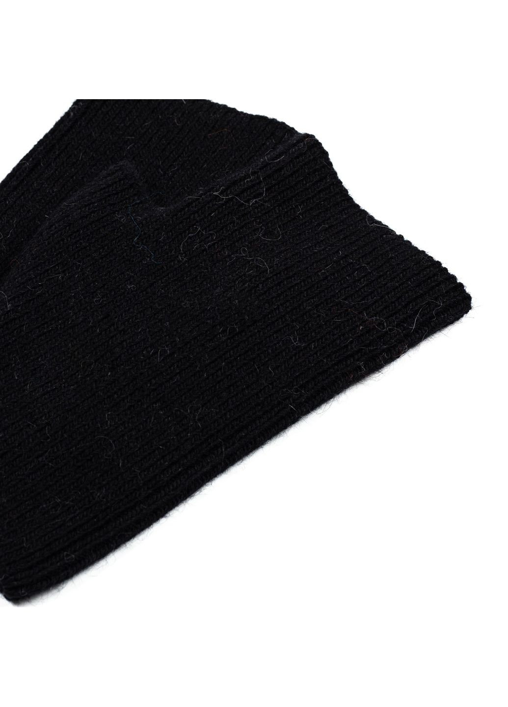 Мітенки жіночі вовна чорні МІШЕЛЬ LuckyLOOK 586-253 (322792180)