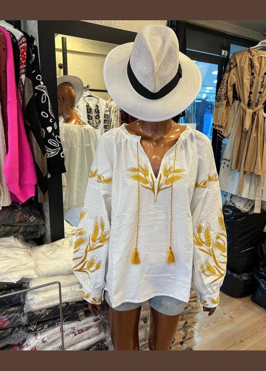 Жіноча вишиванка Пшенична біла ESQ 5214 (303898827)