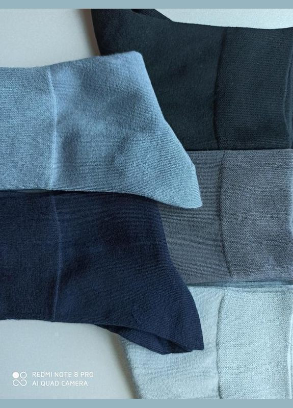 Комбинированные 5 пар 41-45 бамбуковые демисезонные носки премиум класса Золото однотонные (303726930)