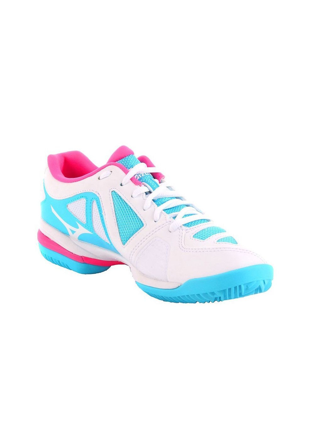 Женские кроссовки WAVE EXCEED 2 CC белый/черный/синий ATOLL Mizuno комбинированные демисезоны (333957849)