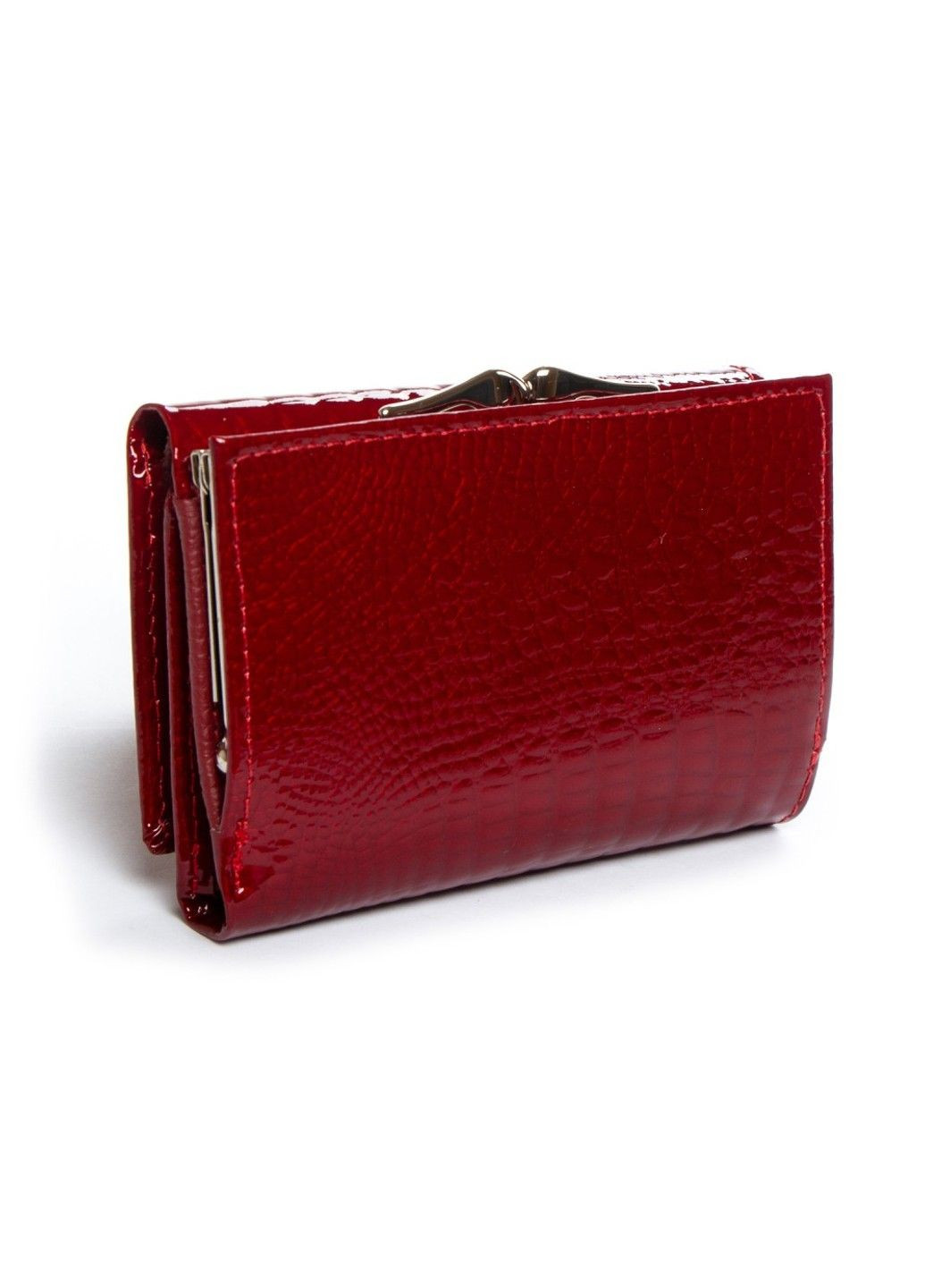 Женский кожаный лаковый кошелек W5 red Sergio Torretti (282557248)