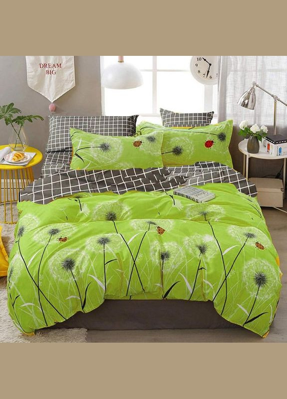 Постільна білизна Весняний ранок Бязь Люкс Сімейна на резинці MERISET (322741683)