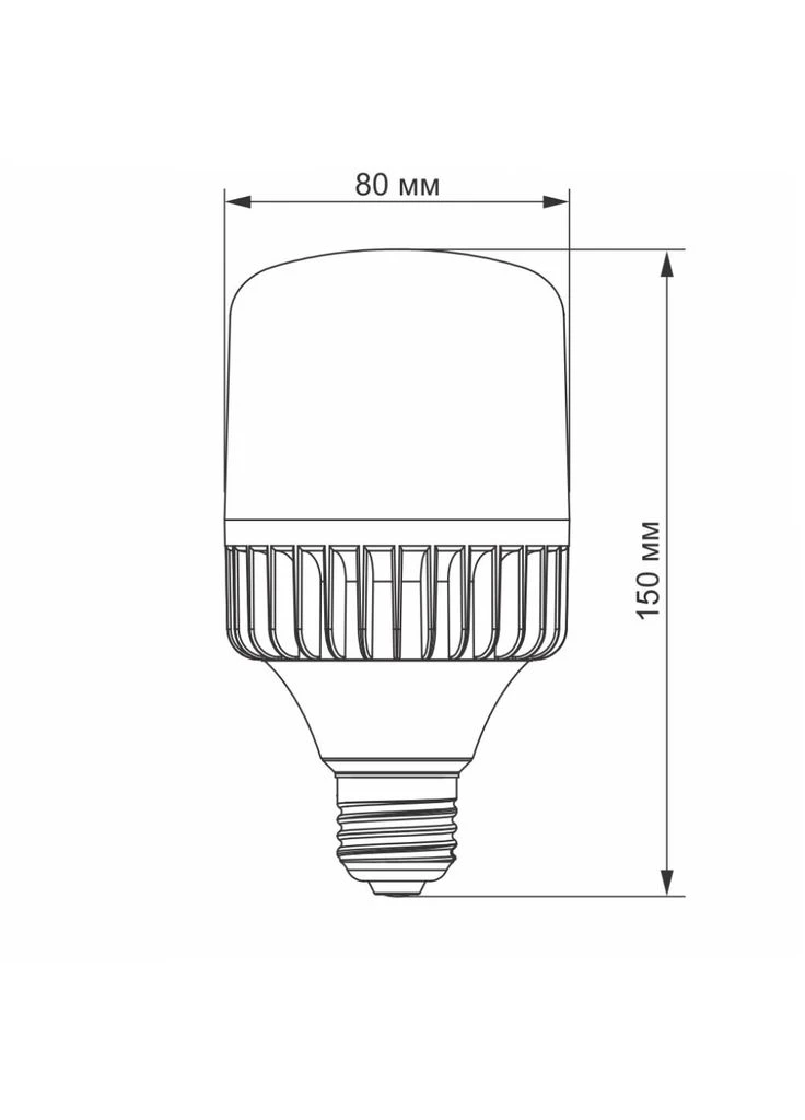 Лампочка A80 30W E27 5000K 220V (VL-A80-30275) Videx (378008664)