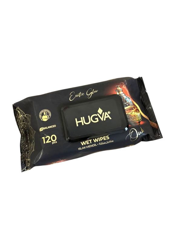 Вологі серветки Exotic Glow old 120 шт. 7042 Hugva (356613907)