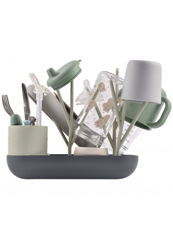 Сушарка для посуду Forest, зелений/сірий () Beaba 911731 (331789189)