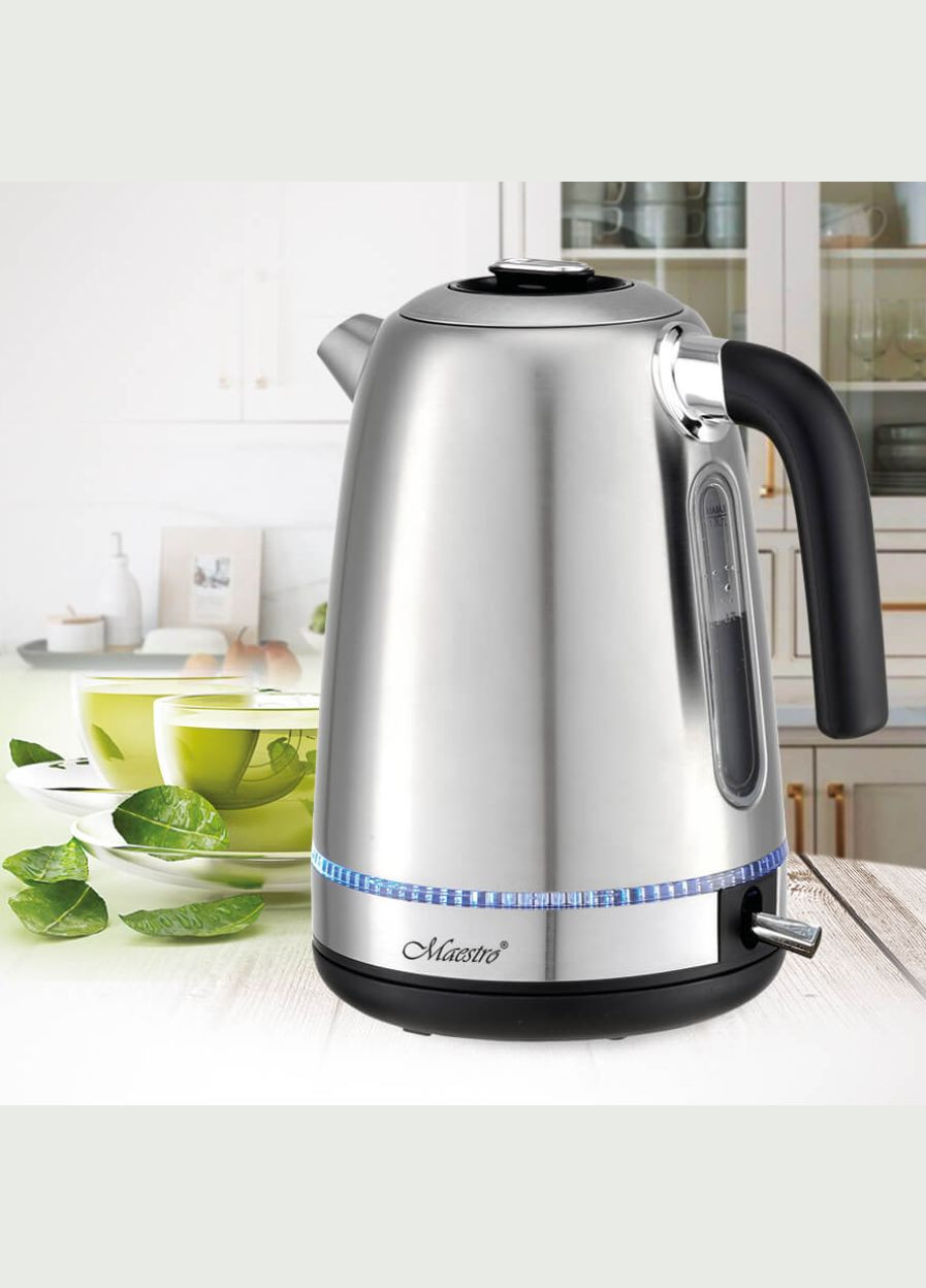 Электрочайник 1.7л нержавейка (MR-050) серебряный Maestro (349818381)