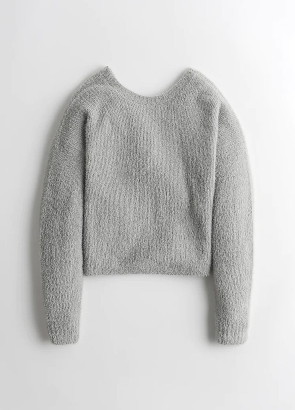 Сірий демісезонний светр жіночий - светр hc8736w Hollister