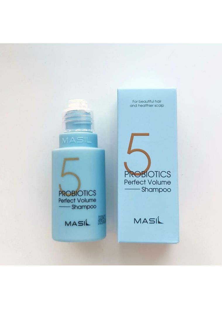 Шампунь с пробиотиками для идеального объема волос 5 Probiotics Perfect Volume Shampoo 50 ml MASIL (358499483)