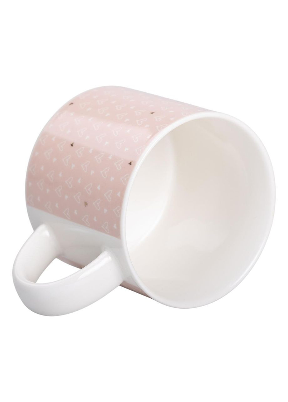 Кружка керамічна 350 (мл) для кави та чаю Рожева RX-N240126P (A-033400) Liling Rongxiang Ceramic (358933866)