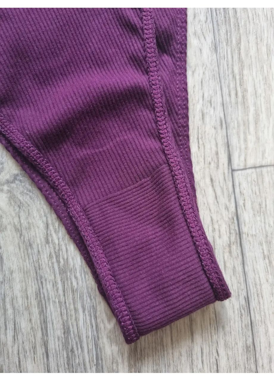 Жіночі бавовняні трусики в танга рубчик Lavolle (356509169)