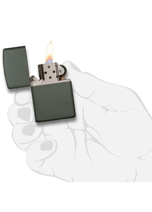 Запальничка Regular Green Matte 221 Zippo (316615882)