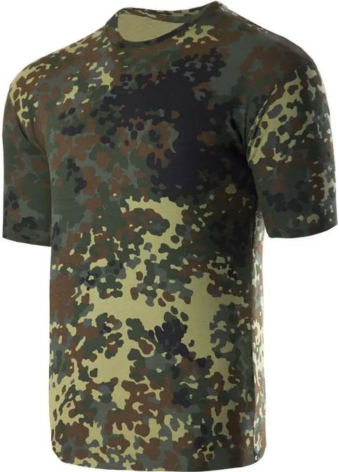 Комбинированная футболка bavovna камуфляж водоём Camotec