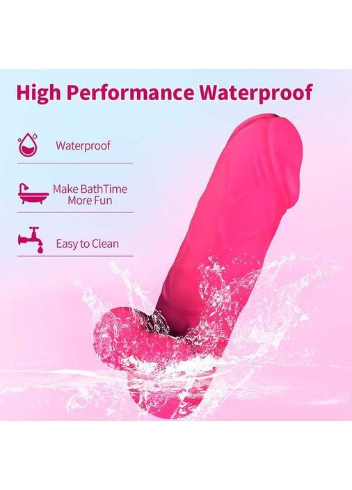 Реалистичный смарт-минибратор для клитора Love Spouse Смарт вибраторы фуксия No Brand (366892123)