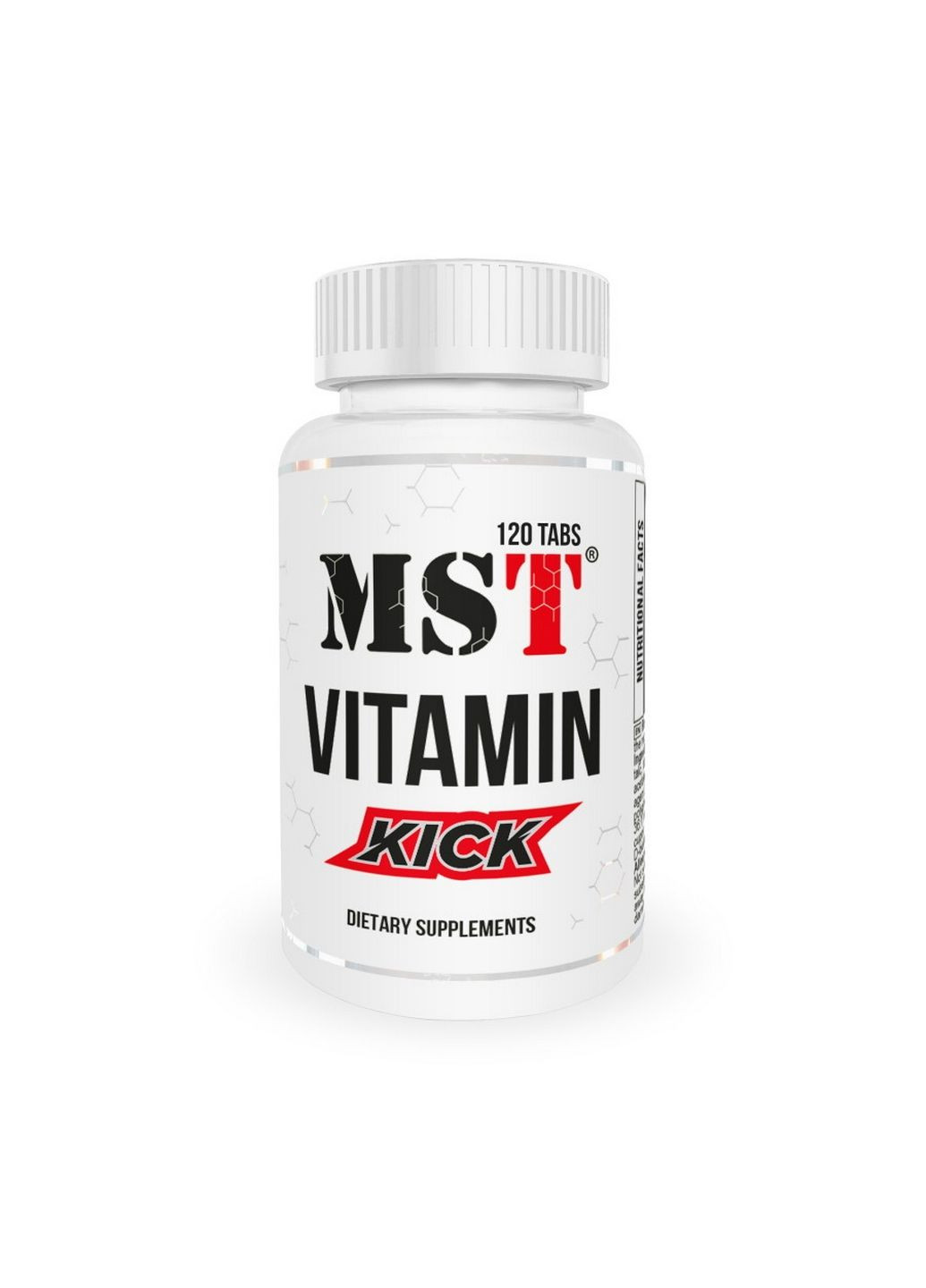Вітаміни та мінерали Vitamin KICK, 120 таблеток MST (293337805)