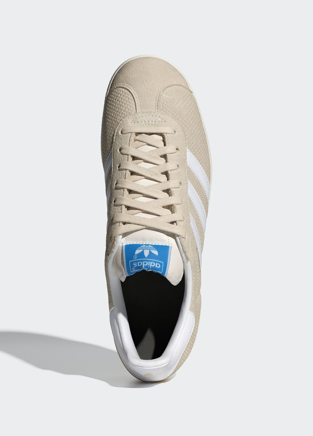 Белые всесезонные кроссовки gazelle adidas