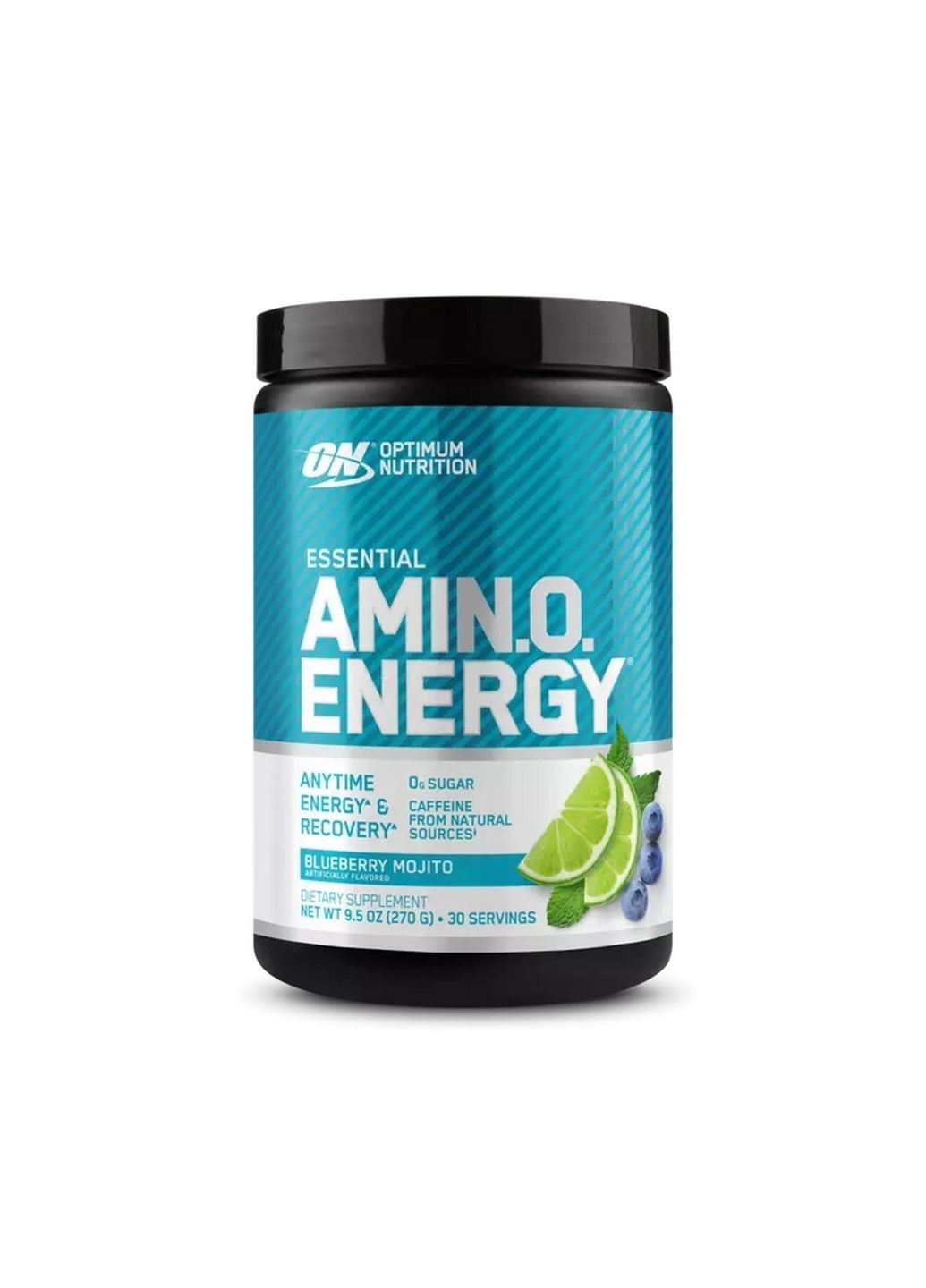 Предтренувальний комплекс Optimum Essential Amino Energy, 270 грам Черничний мохіто Optimum Nutrition (293420394)
