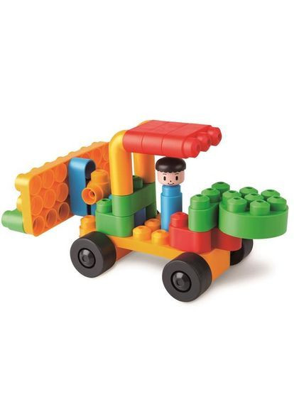 Конструктор Автопарк в зоопарке, 40 деталей () PolyM 760006 (370498816)