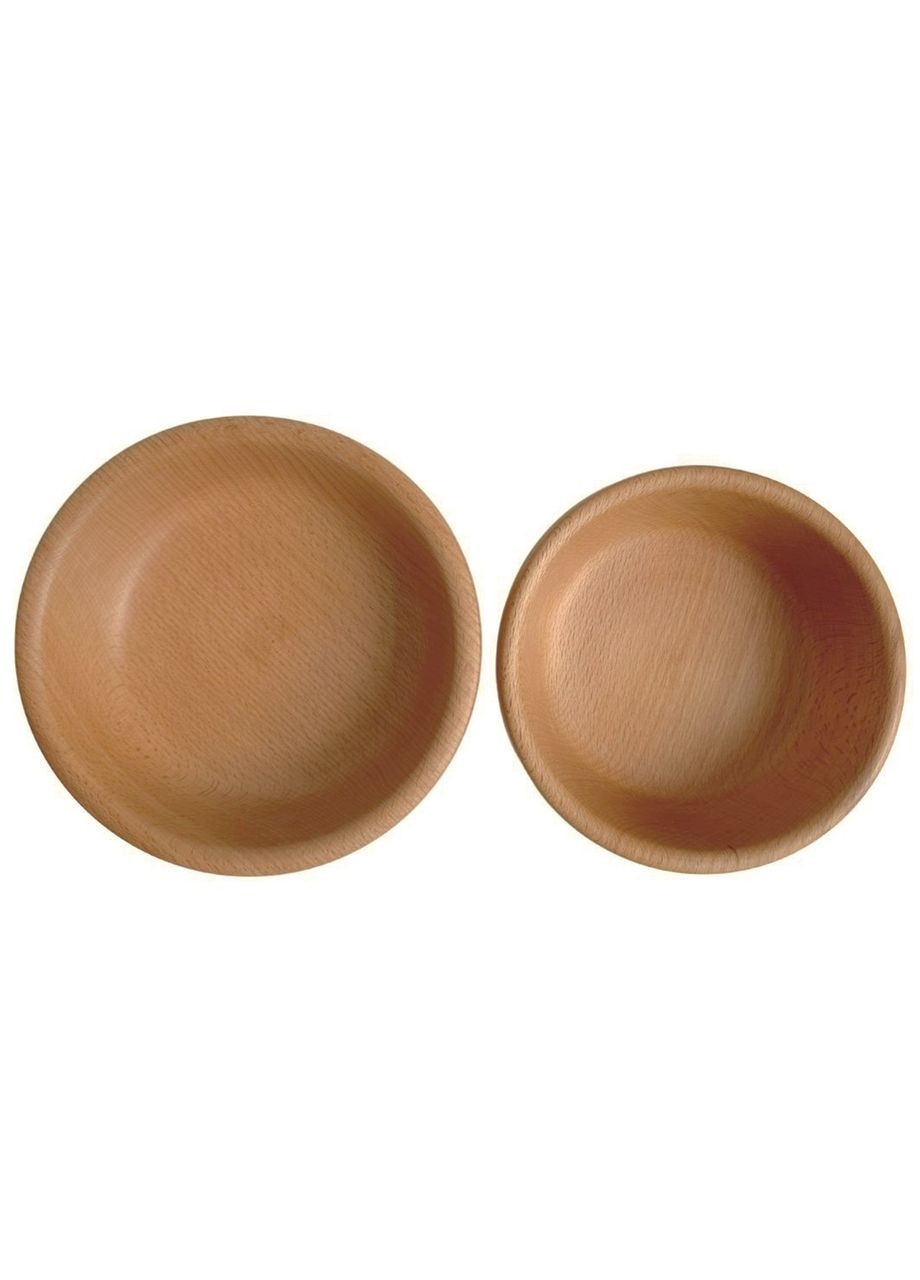 Набор деревянных тарелок 2 шт. No Brand (325482206)