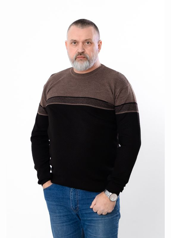 Коричневий демісезонний светр чоловічий (p-16503) Носи своє