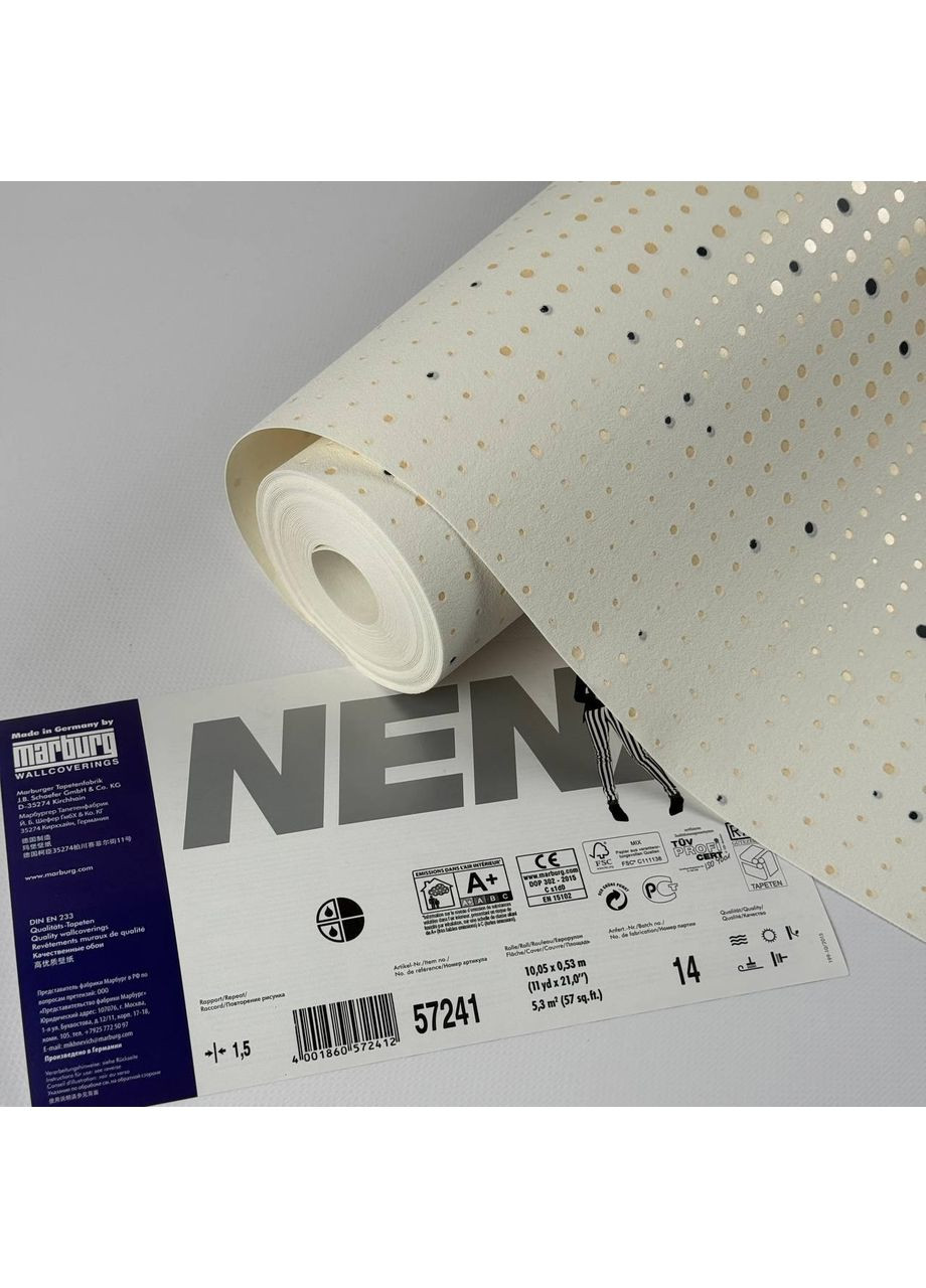 Шпалери вінілові на флізеліновій основі 57241 (0.53), рулон 10 м MARBURG (371776188)