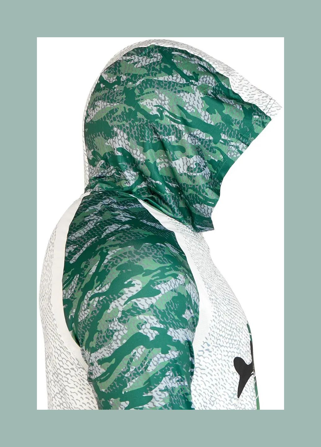 Зеленая реглан hooded jersey pike Favorite