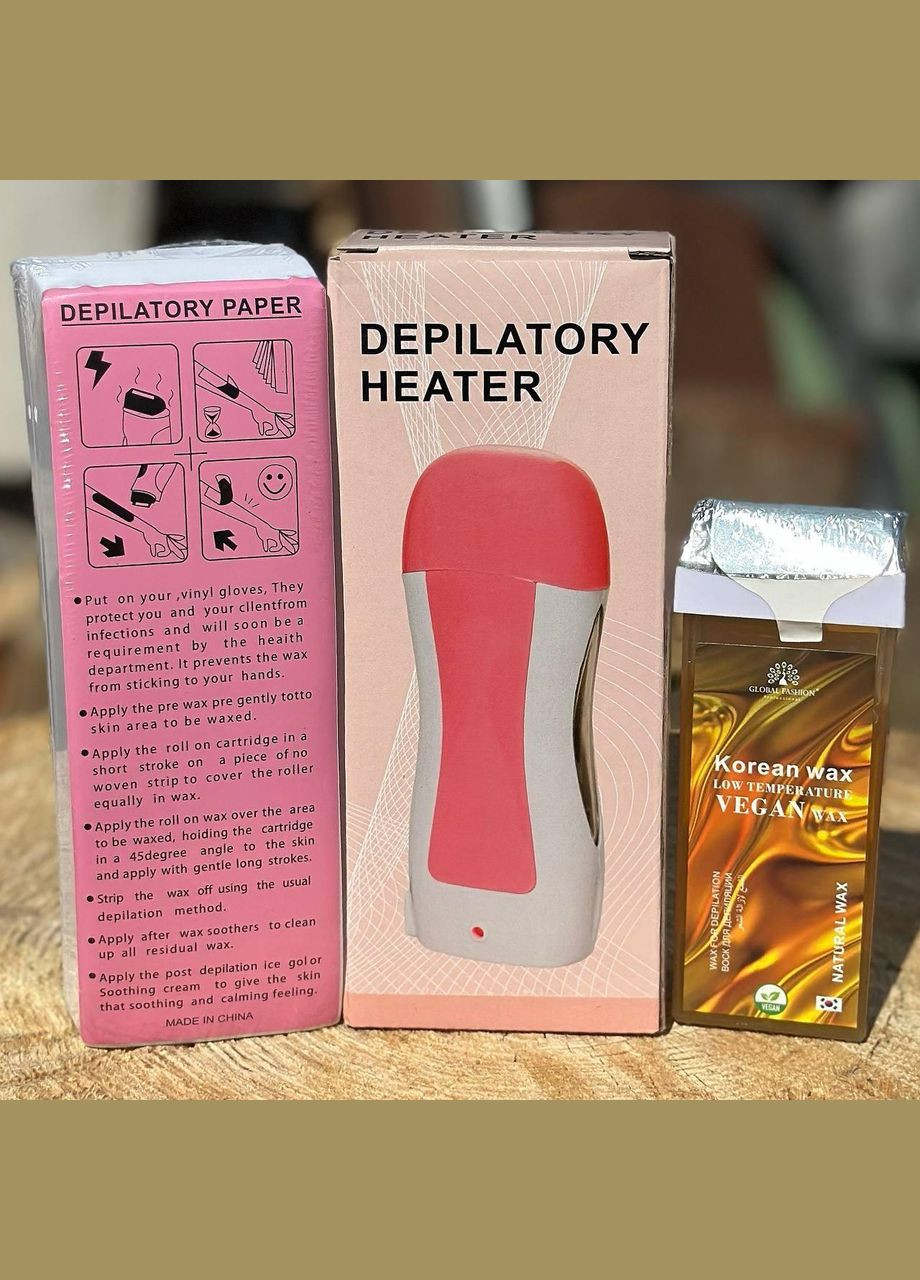 Набор для депиляции с кассетным воскоплавом и воском Classic №2 (на 1 кассету воска) Global Fashion (333193741)